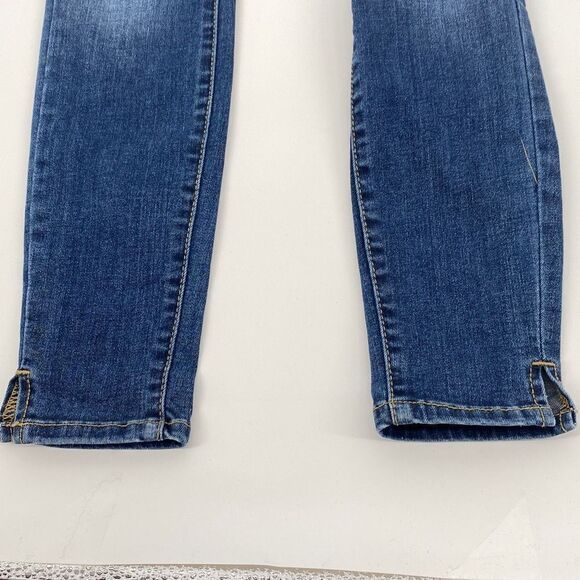 Mossimo Mid-Rise Jegging with Paint Splatter ankle Slit Detail 0/25 - Picture 6 of 11